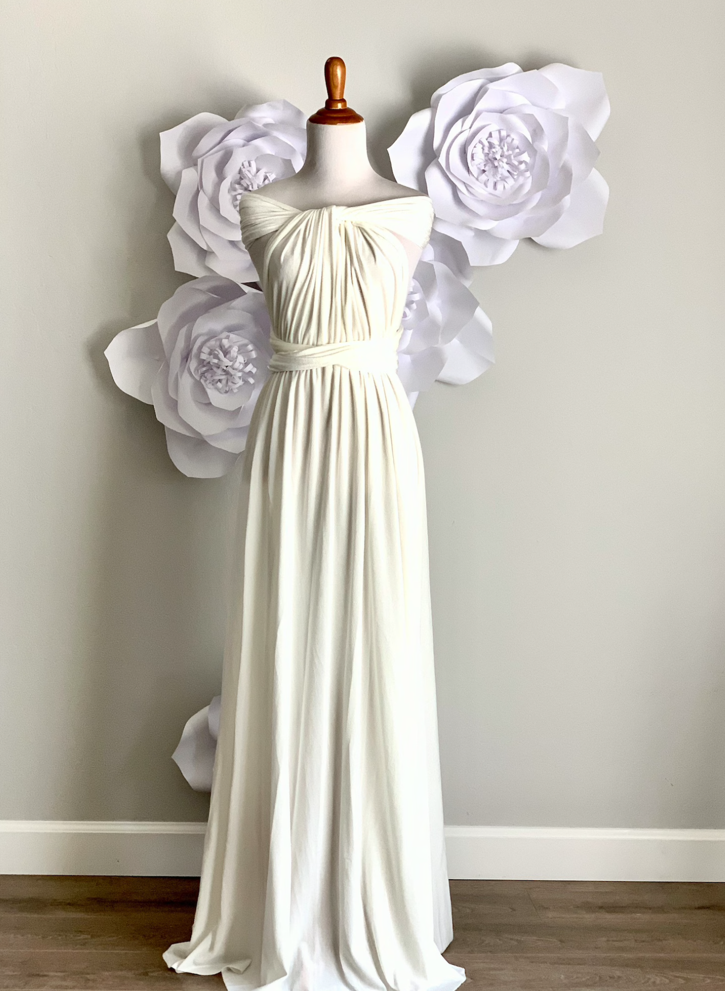 Green Infinity Dress/Wrap Convertible Bridesmaid Dress/Plus Size Extra 50 inches / Average(0-14)