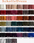 Velvet infinity bridesmaid dress color and size information