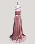 Dusty rose velvet bridesmaid dress styling example