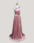 Dusty Rose Velvet Infinity Dress/ Wrap Convertible Bridesmaid Dress