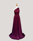 Wine Velvet Infinity Dress/ Wrap Convertible Bridesmaid Dress