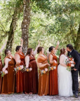 Copper Velvet Infinity Dress/ Wrap Convertible Bridesmaid Dress