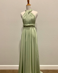 Light Pea Green Infinity Dress/ Wrap Convertible Bridesmaid Dress