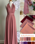 Rosewood Infinity Dress/ Wrap Convertible Bridesmaid Dress-S134 - ScholleDress