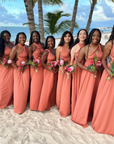 Terracotta Infinity Dress/ Wrap Convertible Bridesmaid Dress