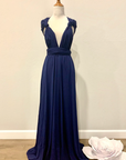Navy Infinity Dress/ Wrap Convertible Bridesmaid Dress