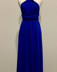 Royal Blue Infinity Dress/ Wrap Convertible Bridesmaid Dress