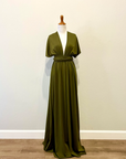 Olive Green Infinity Dress/ Wrap Convertible Bridesmaid Dress