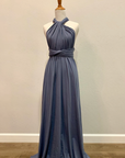 Denim Blue Infinity Dress/ Wrap Convertible Bridesmaid Dress