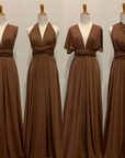 Chocolate Infinity Dress/ Wrap Convertible Bridesmaid Dress