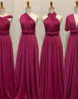 Magenta Infinity Dress/ Wrap Convertible Bridesmaid Dress
