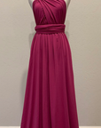 Magenta Infinity Dress/ Wrap Convertible Bridesmaid Dress