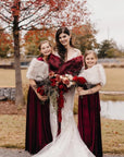 Flower Girl Velvet Infinity Dress /Junior Bridesmaid Dress
