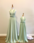 Flower Girl Infinity Wrap Dress / Junior Bridesmaid Dress