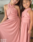 Flower Girl Infinity Wrap Dress / Junior Bridesmaid Dress