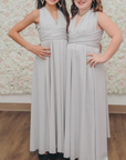 Flower Girl Infinity Wrap Dress / Junior Bridesmaid Dress