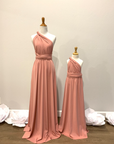 Flower Girl Infinity Wrap Dress / Junior Bridesmaid Dress
