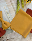 Spandex Pocket Squares/30+Color Wedding Accessories Handmade - ScholleDress