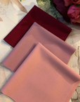 Spandex Pocket Squares/30+Color Wedding Accessories Handmade - ScholleDress