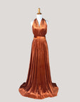 Rust velvet bridesmaid dress styling example