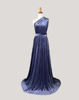 Purple Grey Velvet Infinity Dress/ Wrap Convertible Bridesmaid Dress