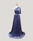 Purple Grey Velvet Infinity Dress/ Wrap Convertible Bridesmaid Dress