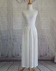 White half slip lining for light colored infinity dresses