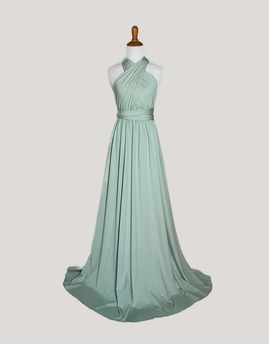Sage Infinity Dress/Wrap Convertible Sage Bridesmaid Dress/Custom Size ScholleDress Sage Infinity Dress/Wrap Convertible Sage Bridesmaid Dress/Custom Size ScholleDress
