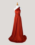 Rust Burnt Orange Infinity Dress/ Wrap Convertible Bridesmaid Dress