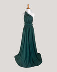 Green Infinity Dress/ Wrap Convertible Bridesmaid Dress