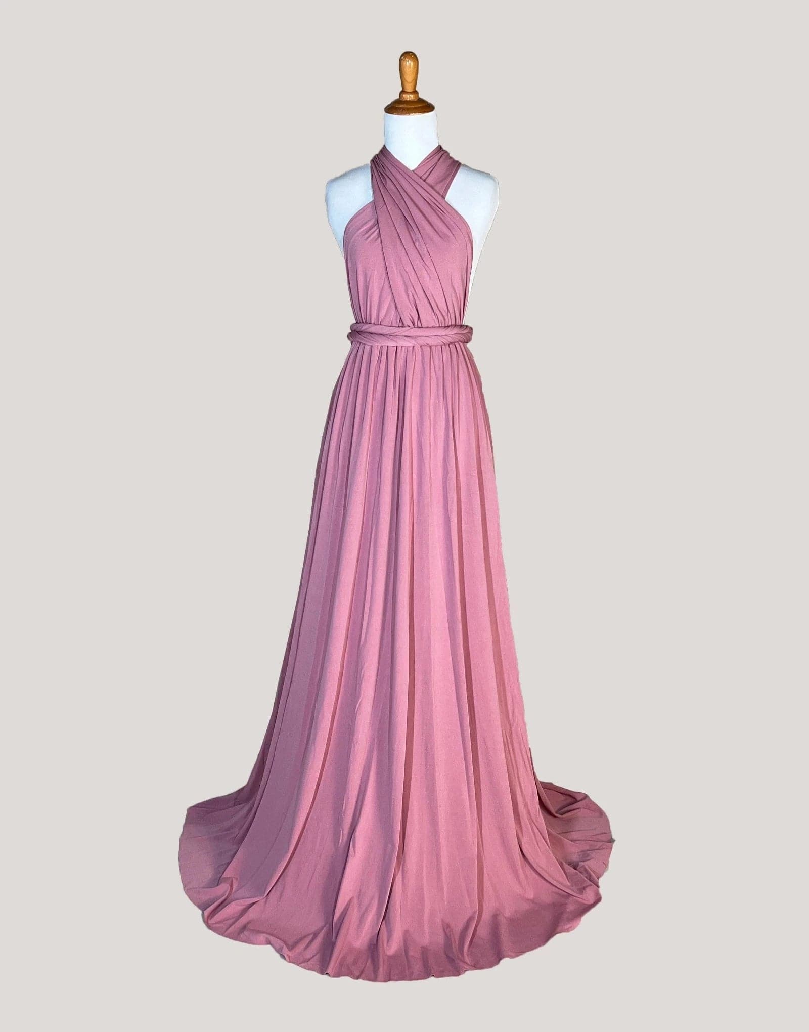 Infinity Dress/Wrap Convertible Bridesmaid Dress/Custom Size/30+ Color Floor 41 Inches / Plus(16-26)
