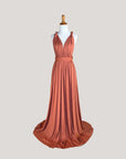 Terracotta Infinity Dress/ Wrap Convertible Bridesmaid Dress