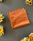 Velvet pocket square for wedding suit