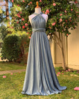 Stone Blue Infinity Dress/ Wrap Convertible Bridesmaid Dress