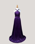 Eggplant Velvet Infinity Dress/ Wrap Convertible Bridesmaid Dress