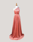 Terracotta velvet bridesmaid dress styling example