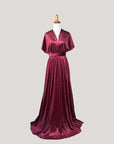 Cranberry Velvet Infinity Dress/ Wrap Convertible Bridesmaid Dress