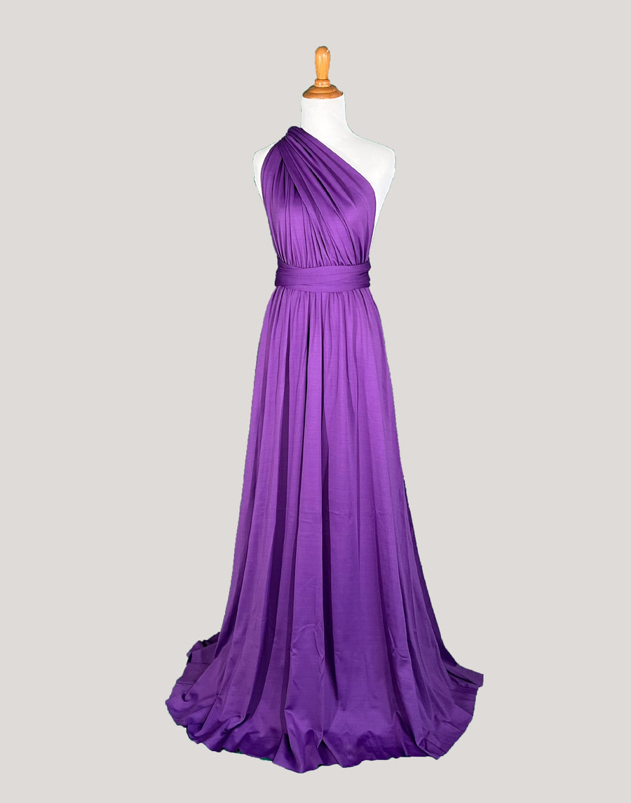 Purple Infinity Dress/ Wrap Convertible Bridesmaid Dress