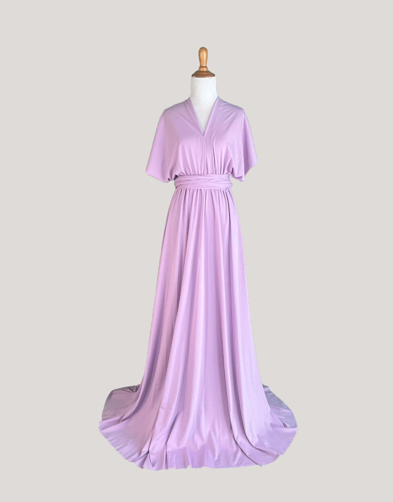 Lavender Wisteria Infinity Bridesmaid Dress