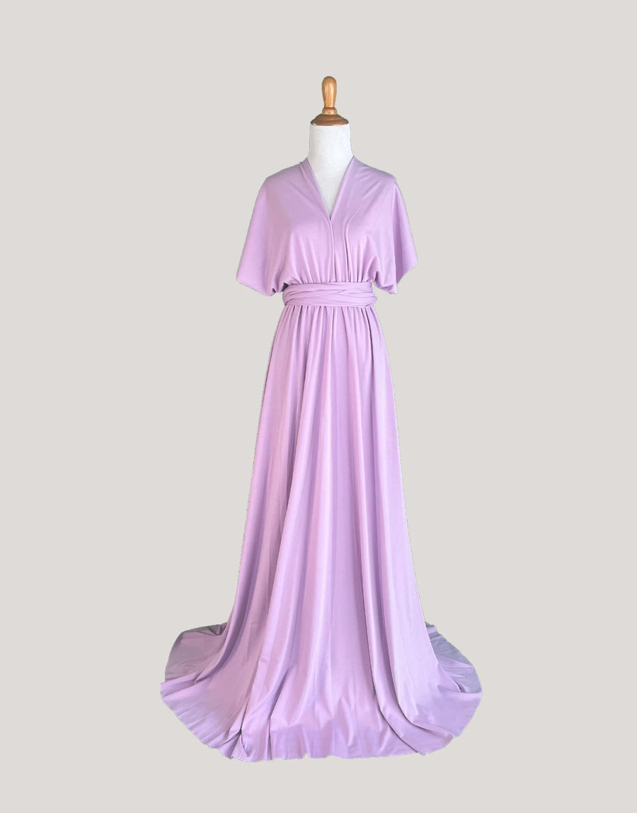 Lavender Wisteria Infinity Bridesmaid Dress