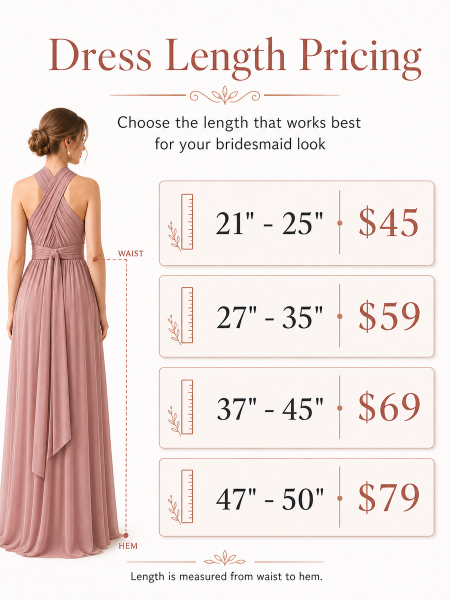 Lavender Wisteria Infinity Bridesmaid Dress