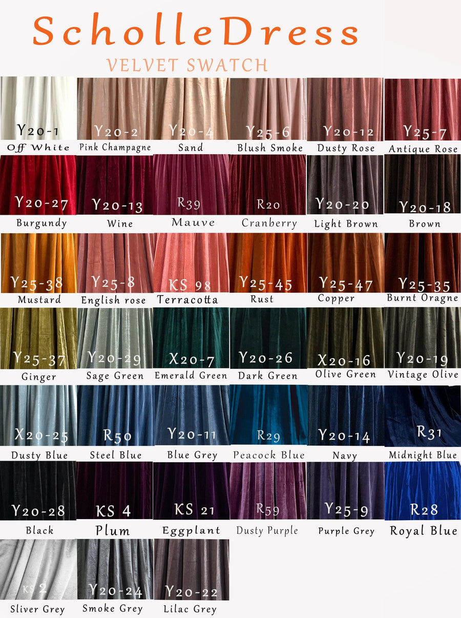 Velvet Infinity Dress/ Velvet Bridesmaid Dress /  Wrap Convertible Dress +40Color - ScholleDress