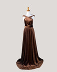 Brown Velvet Infinity Dress/ Wrap Convertible Bridesmaid Dress