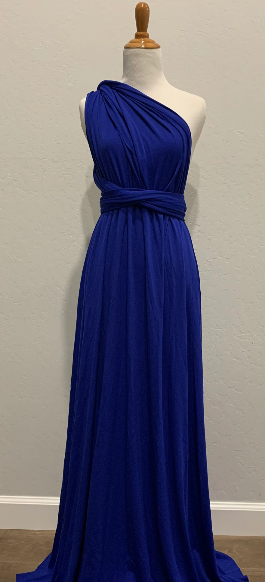 Royal Blue Infinity Dress/ Wrap Convertible Bridesmaid Dress