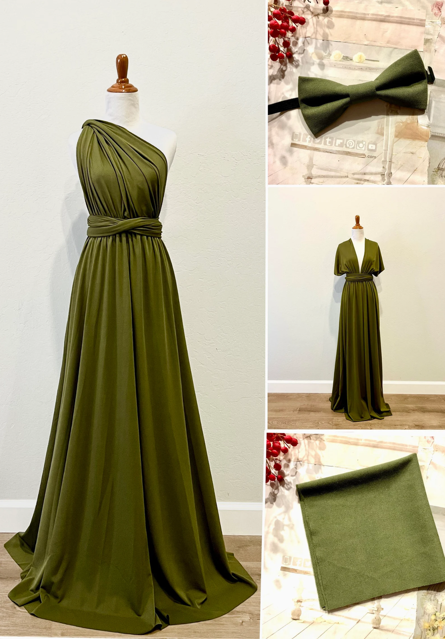 Infinity Dress/Wrap Convertible Bridesmaid Dress/Custom Size/30+ Color Floor 39 inches / Plus(16-26) Infinity Dress/Wrap Convertible Bridesmaid Dress/Custom Size/30+ Color Floor 39 inches / Plus(16-26)