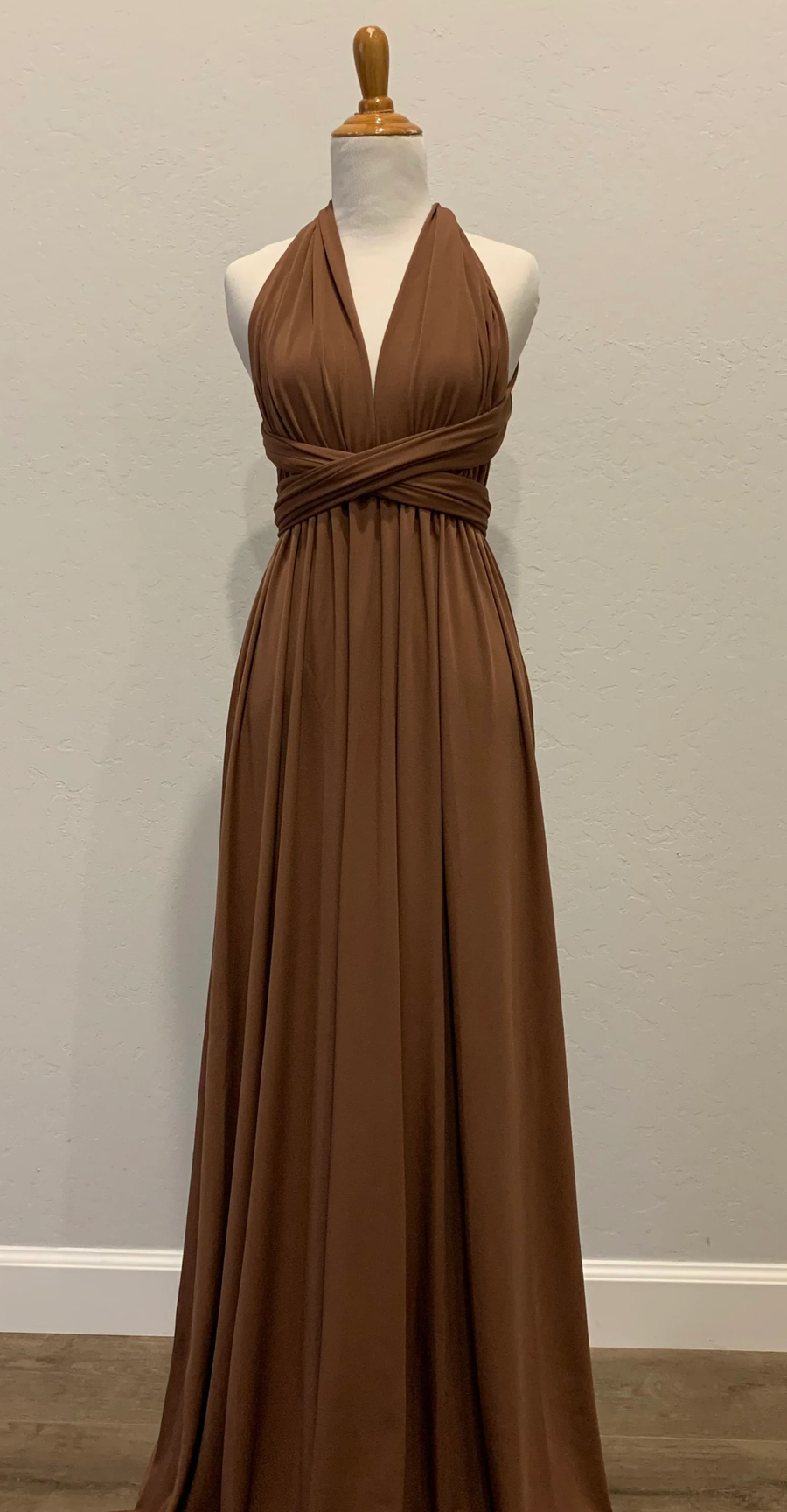 Infinity Dress/Wrap Convertible Bridesmaid Dress/Custom Size/30+ Color Floor 45 Inches / Average(0-14) Infinity Dress/Wrap Convertible Bridesmaid Dress/Custom Size/30+ Color Floor 45 Inches / Average(0-14)