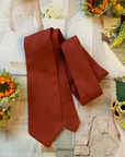 Wedding necktie for groom and groomsmen