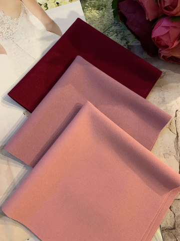 Spandex Pocket Squares/30+Color Wedding Accessories Handmade - ScholleDress