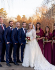 Velvet shrug for bridesmaid dress