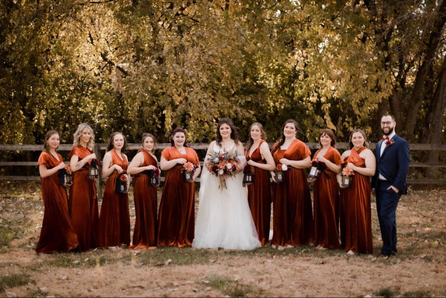 Velvet Infinity Bridesmaid Dress